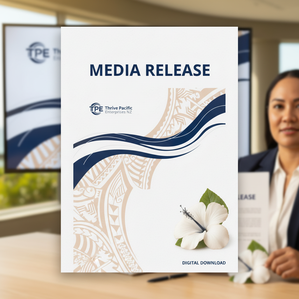 Media Release - Thrive Pacific Enterprises NZ
